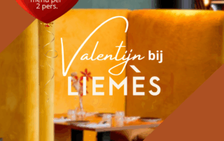 Valentijn bij liemes. Valentijnsmenu.